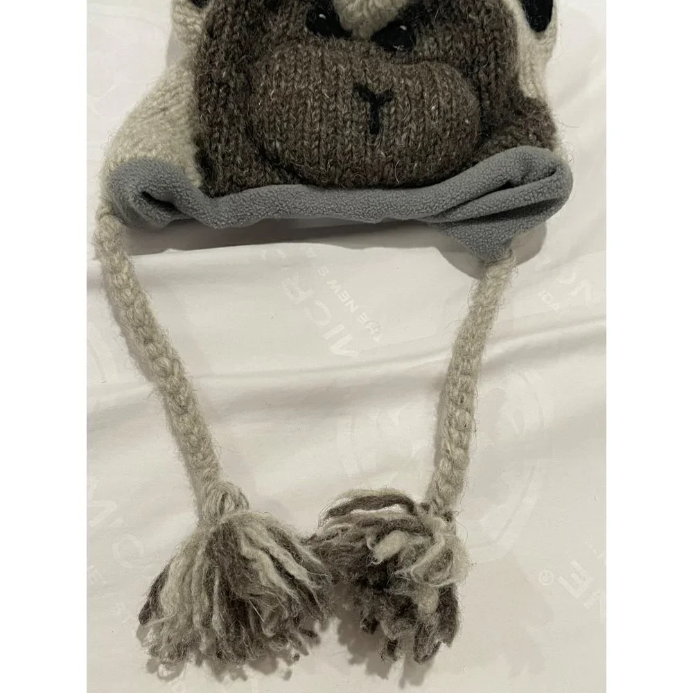 KYIEER OUTWEAR MONKEY WINTER HAT FOR KIDS